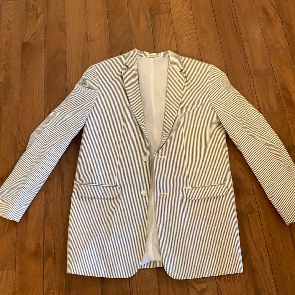 Boys Izod seersucker blazer